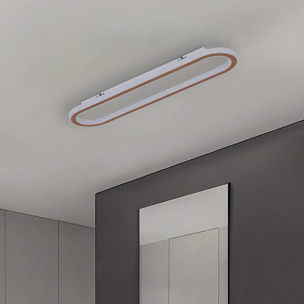 Dimmbar Deckenleuchte Modern Las LED | Gold Schlaf/Wohnzimmer Sola