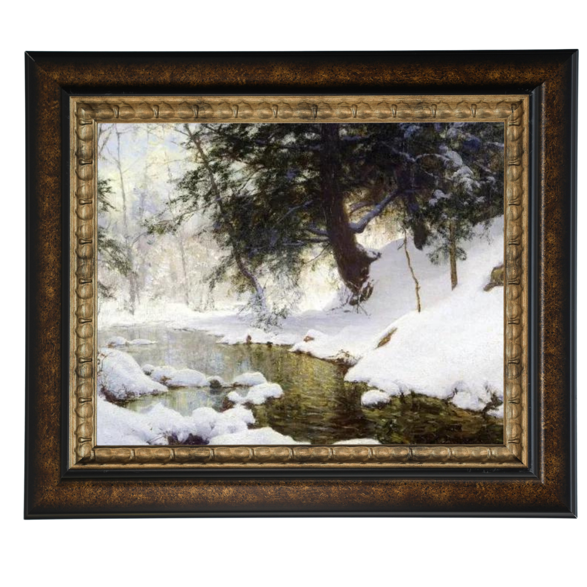 NOVEMBRE SNOW - Vintage Winter Wandkunstdrucke Dekor für Wohnzimmer