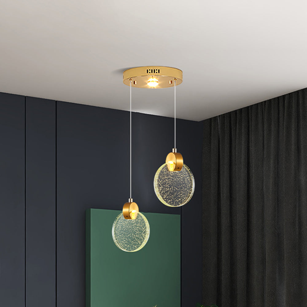 Kristy Modern LED Pendelleuchten Kristall, Wohnzimmer/Esstisch, Metall