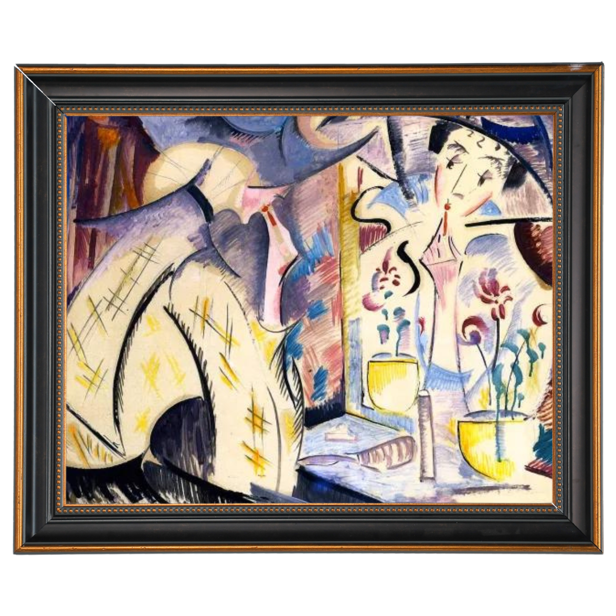 Woman at Her Dressing Table- Vintage Wandkunstdrucke Dekor für Wohnzimmer