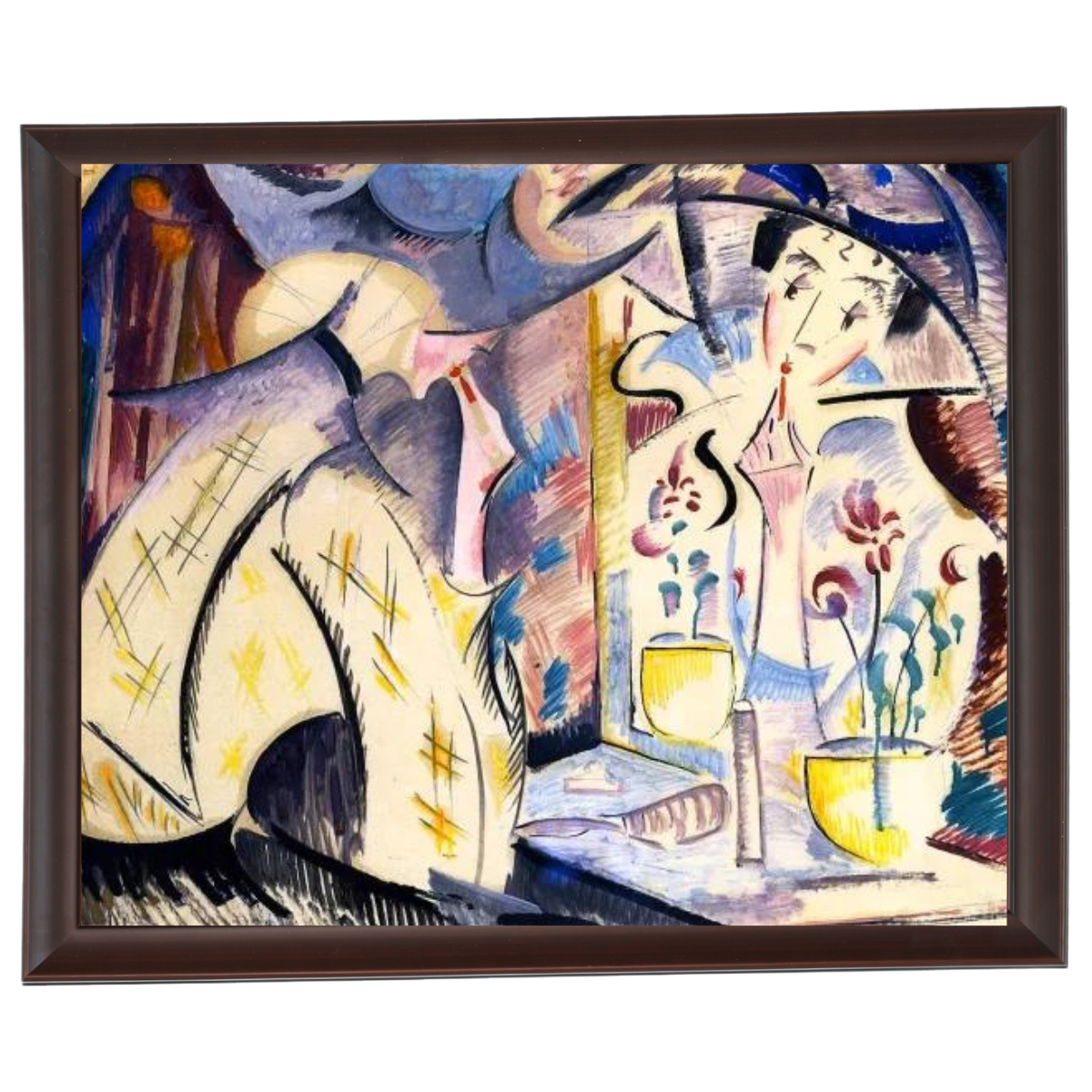 Woman at Her Dressing Table- Vintage Wandkunstdrucke Dekor für Wohnzimmer