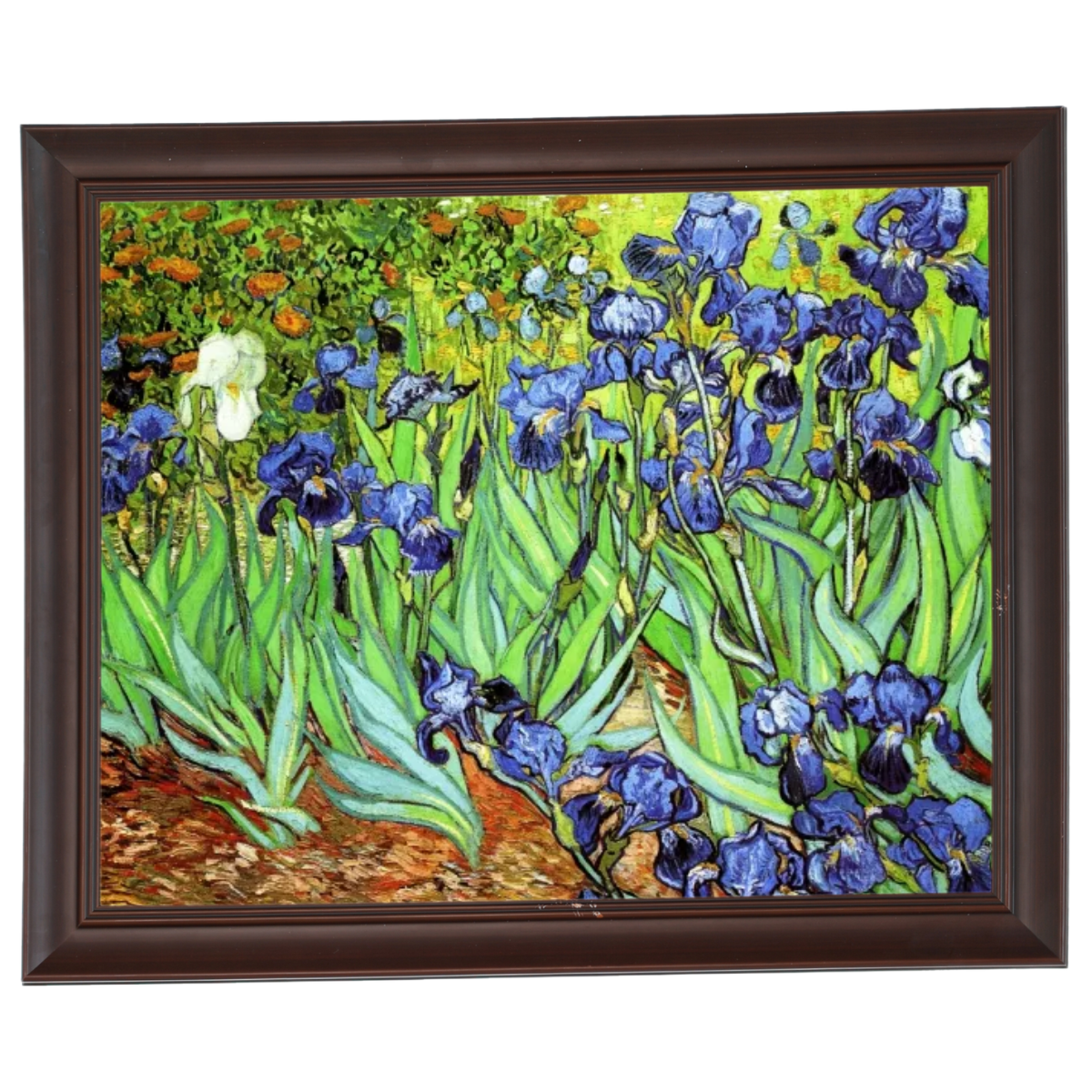 Iris II-Blumen Wandkunstdrucke Dekor für Wohnzimmer