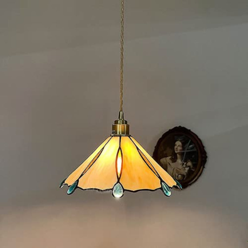 Eryn Vintage Pendelleuchte Metall/Glas Schlafzimmer/Wohnzimmer/Flur