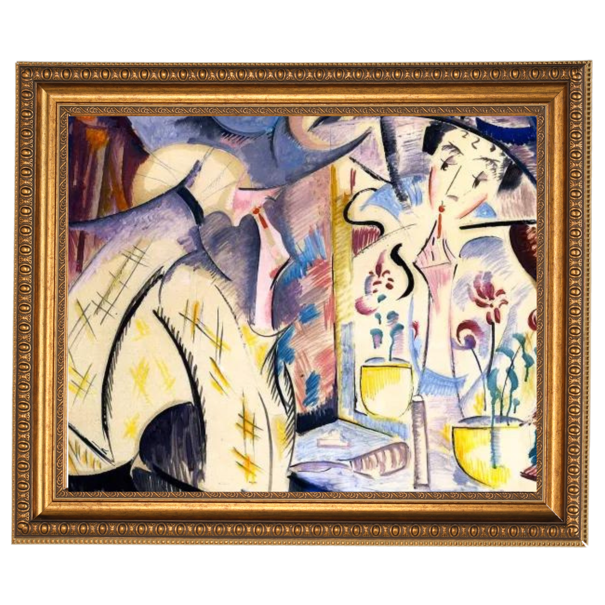 Woman at Her Dressing Table- Vintage Wandkunstdrucke Dekor für Wohnzimmer