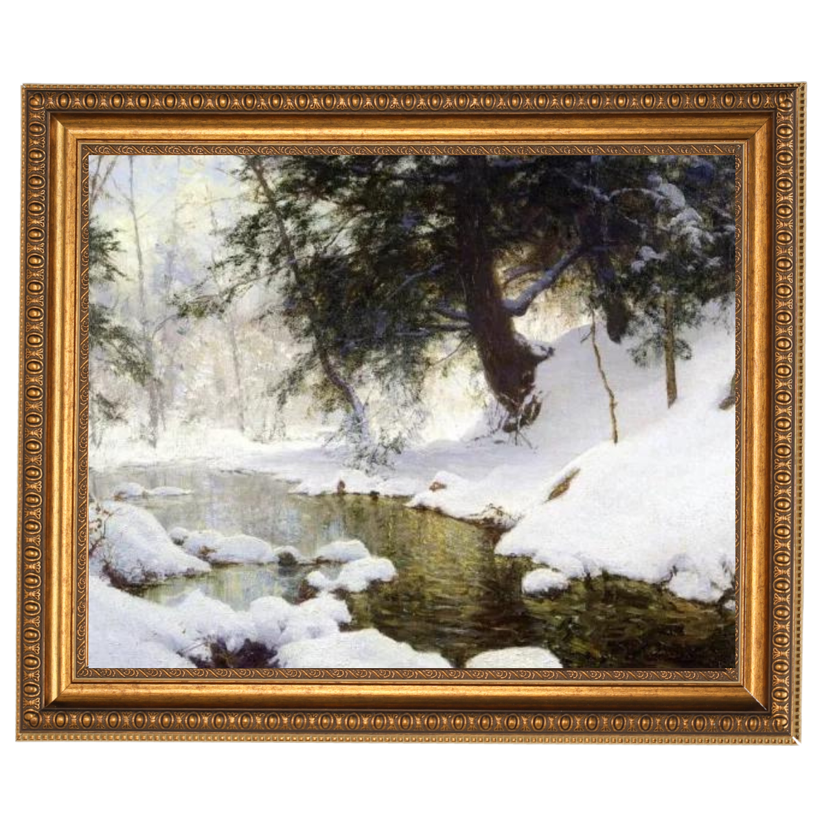 NOVEMBRE SNOW - Vintage Winter Wandkunstdrucke Dekor für Wohnzimmer