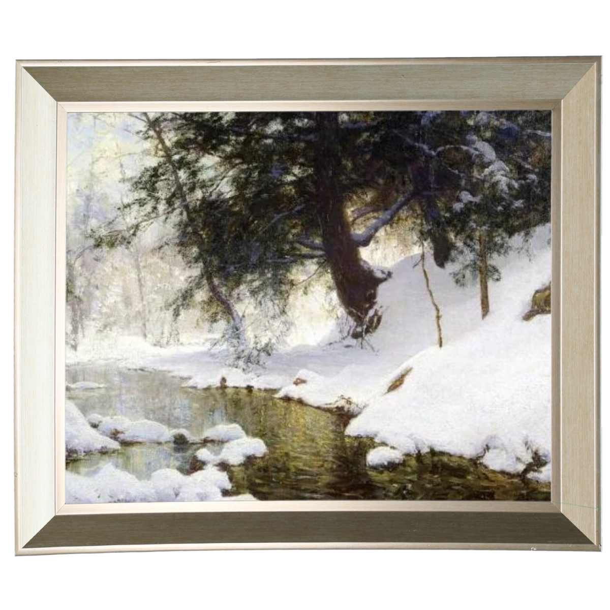 NOVEMBRE SNOW - Vintage Winter Wandkunstdrucke Dekor für Wohnzimmer