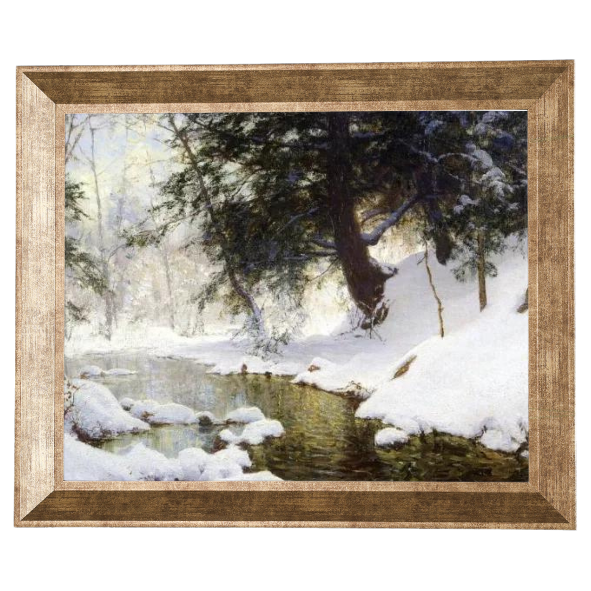 NOVEMBRE SNOW - Vintage Winter Wandkunstdrucke Dekor für Wohnzimmer