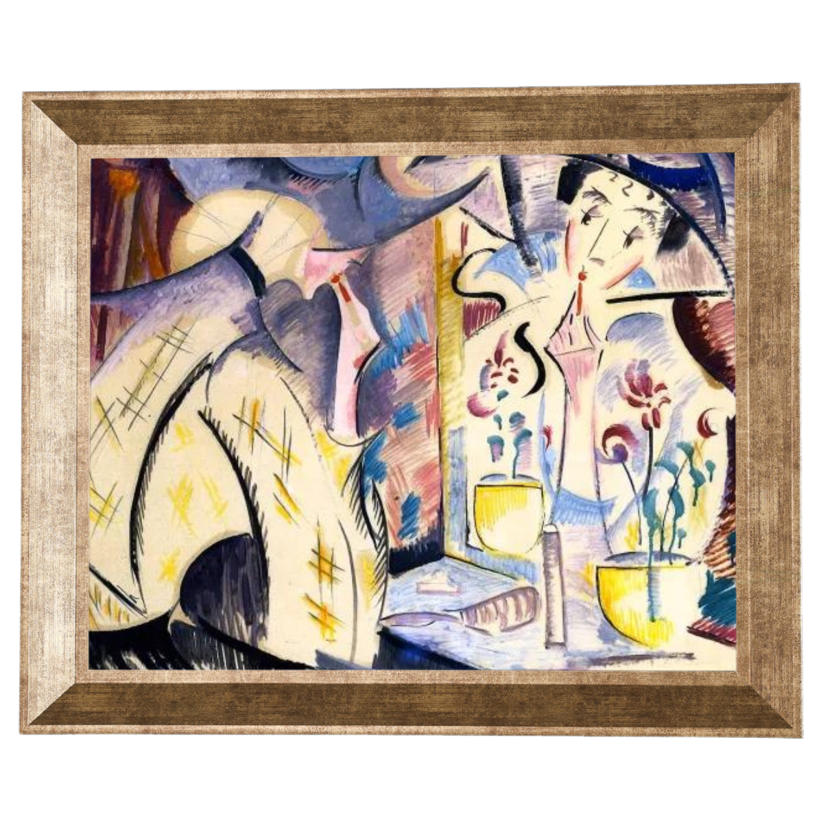 Woman at Her Dressing Table- Vintage Wandkunstdrucke Dekor für Wohnzimmer