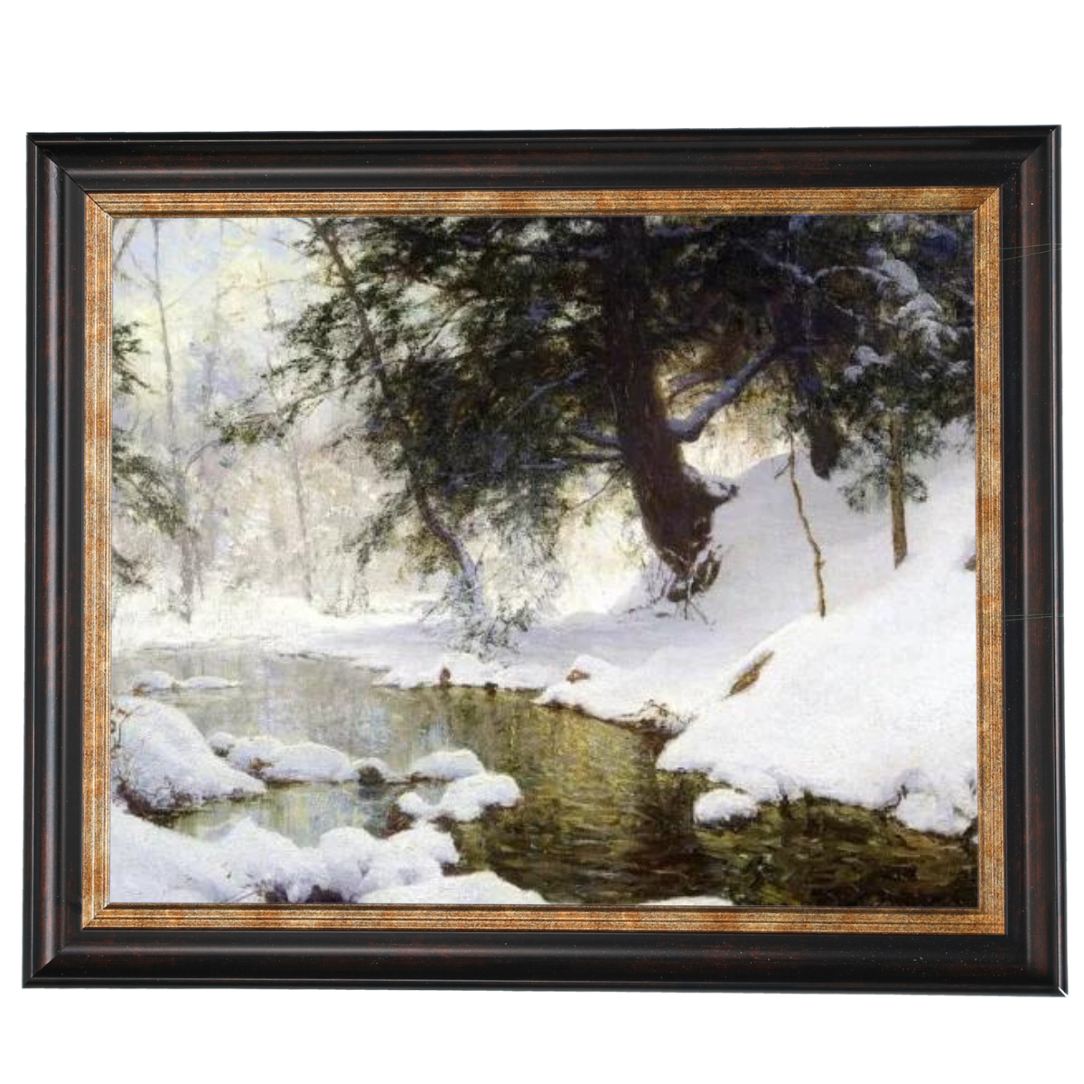 NOVEMBRE SNOW - Vintage Winter Wandkunstdrucke Dekor für Wohnzimmer