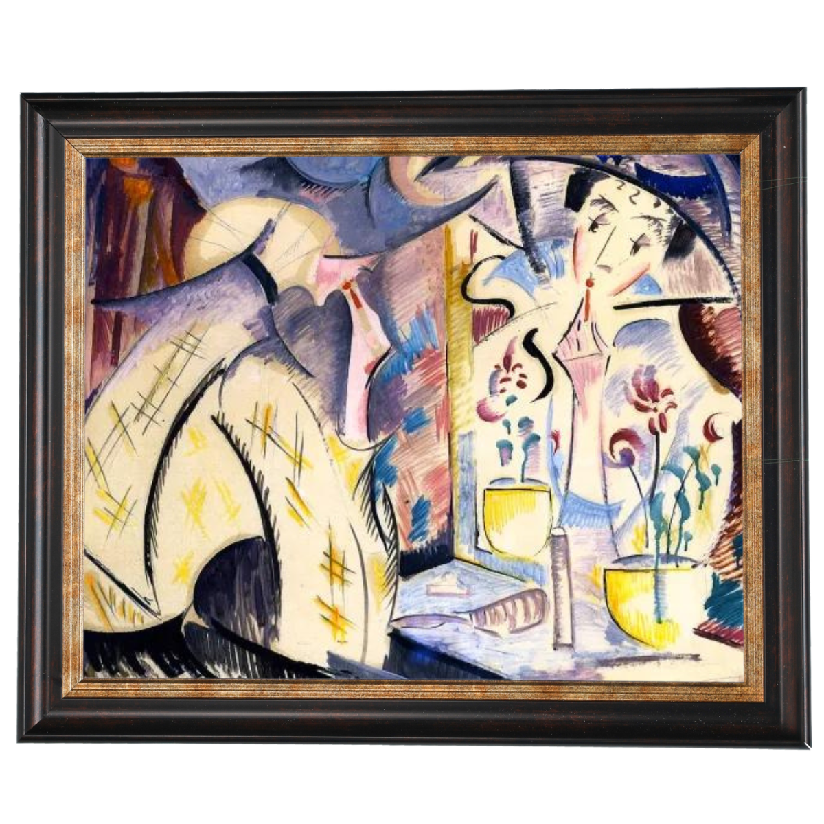 Woman at Her Dressing Table- Vintage Wandkunstdrucke Dekor für Wohnzimmer