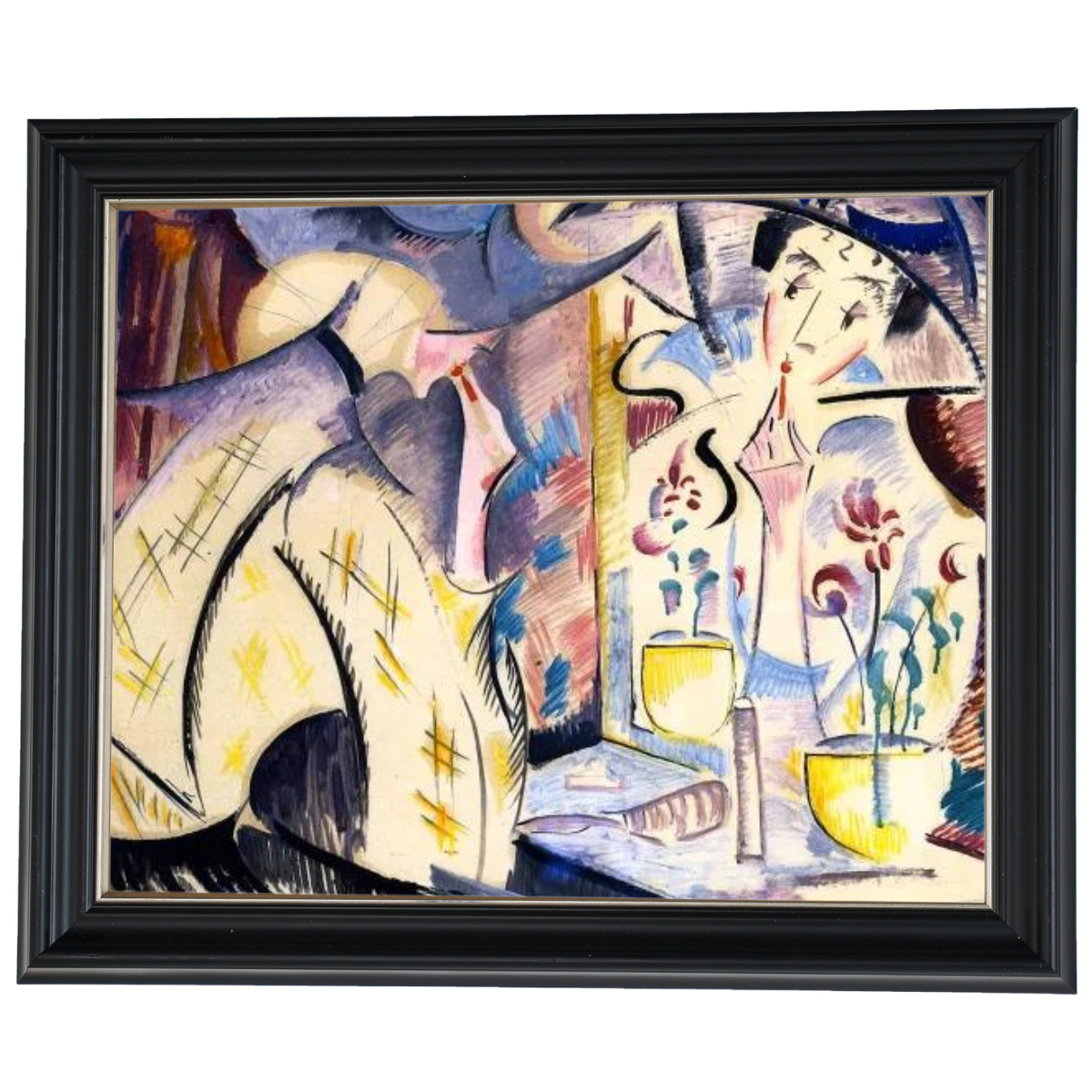 Woman at Her Dressing Table- Vintage Wandkunstdrucke Dekor für Wohnzimmer