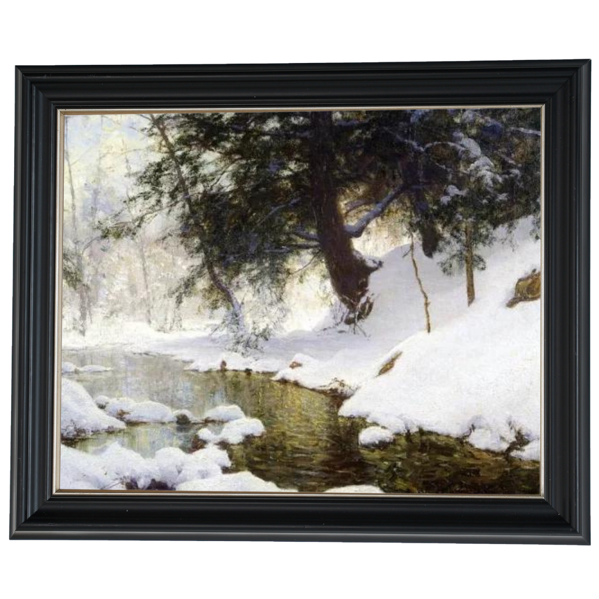 NOVEMBRE SNOW - Vintage Winter Wandkunstdrucke Dekor für Wohnzimmer