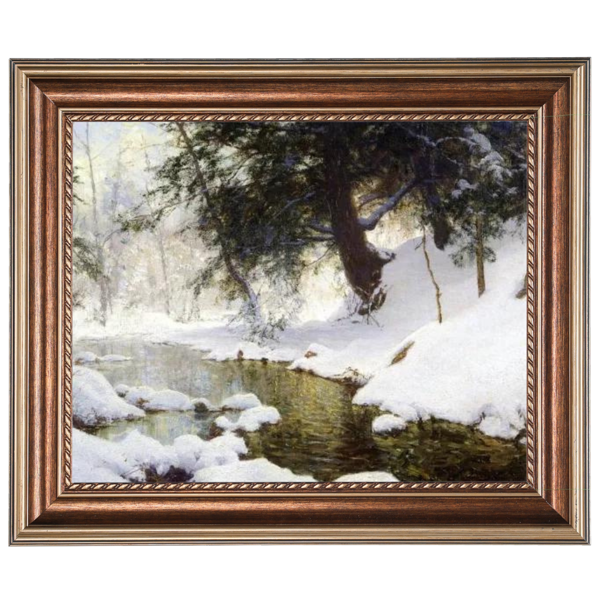 NOVEMBRE SNOW - Vintage Winter Wandkunstdrucke Dekor für Wohnzimmer