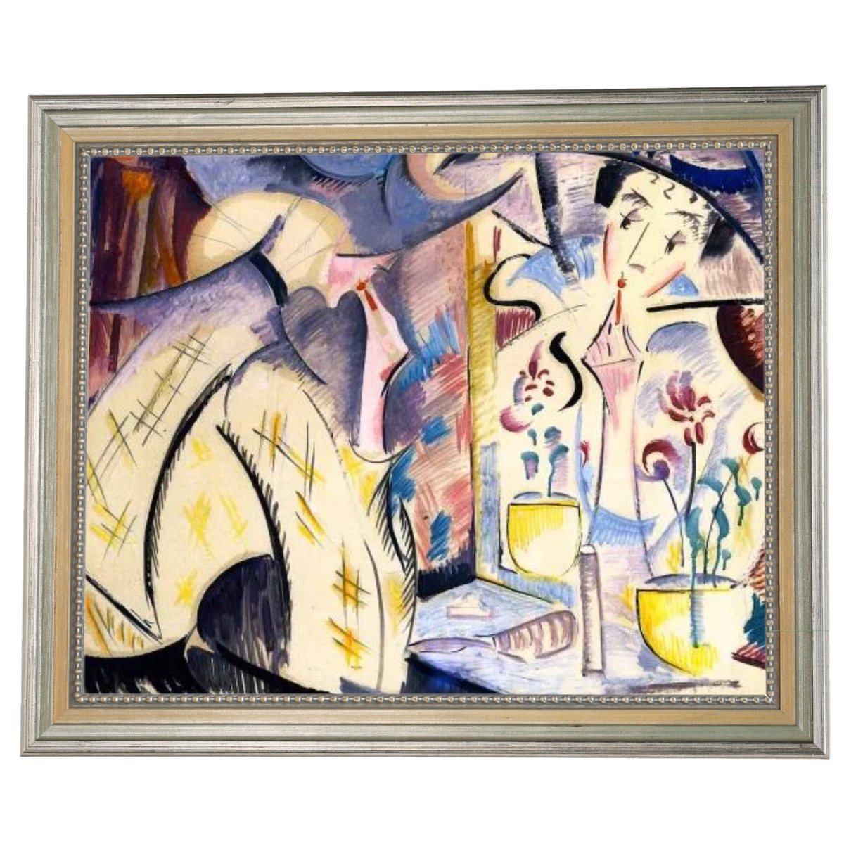 Woman at Her Dressing Table- Vintage Wandkunstdrucke Dekor für Wohnzimmer