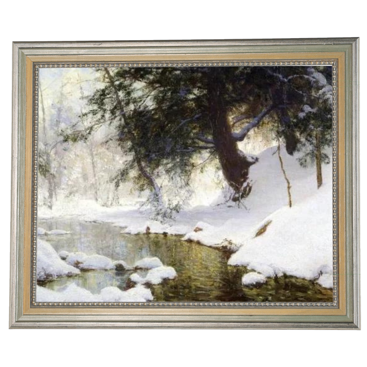 NOVEMBRE SNOW - Vintage Winter Wandkunstdrucke Dekor für Wohnzimmer