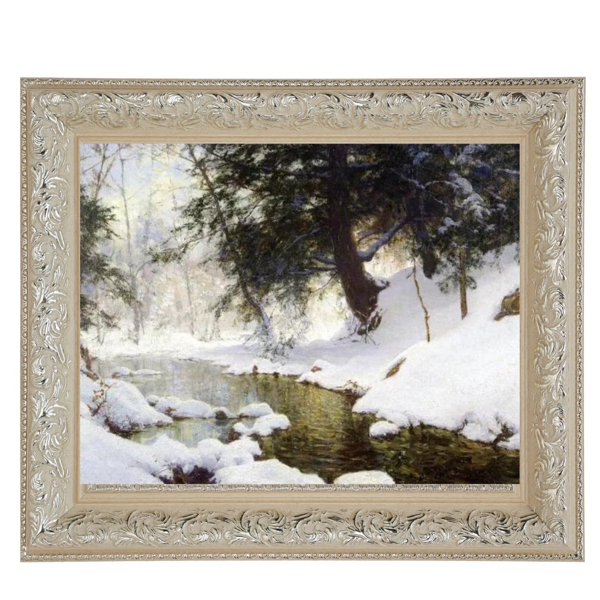 NOVEMBRE SNOW - Vintage Winter Wandkunstdrucke Dekor für Wohnzimmer