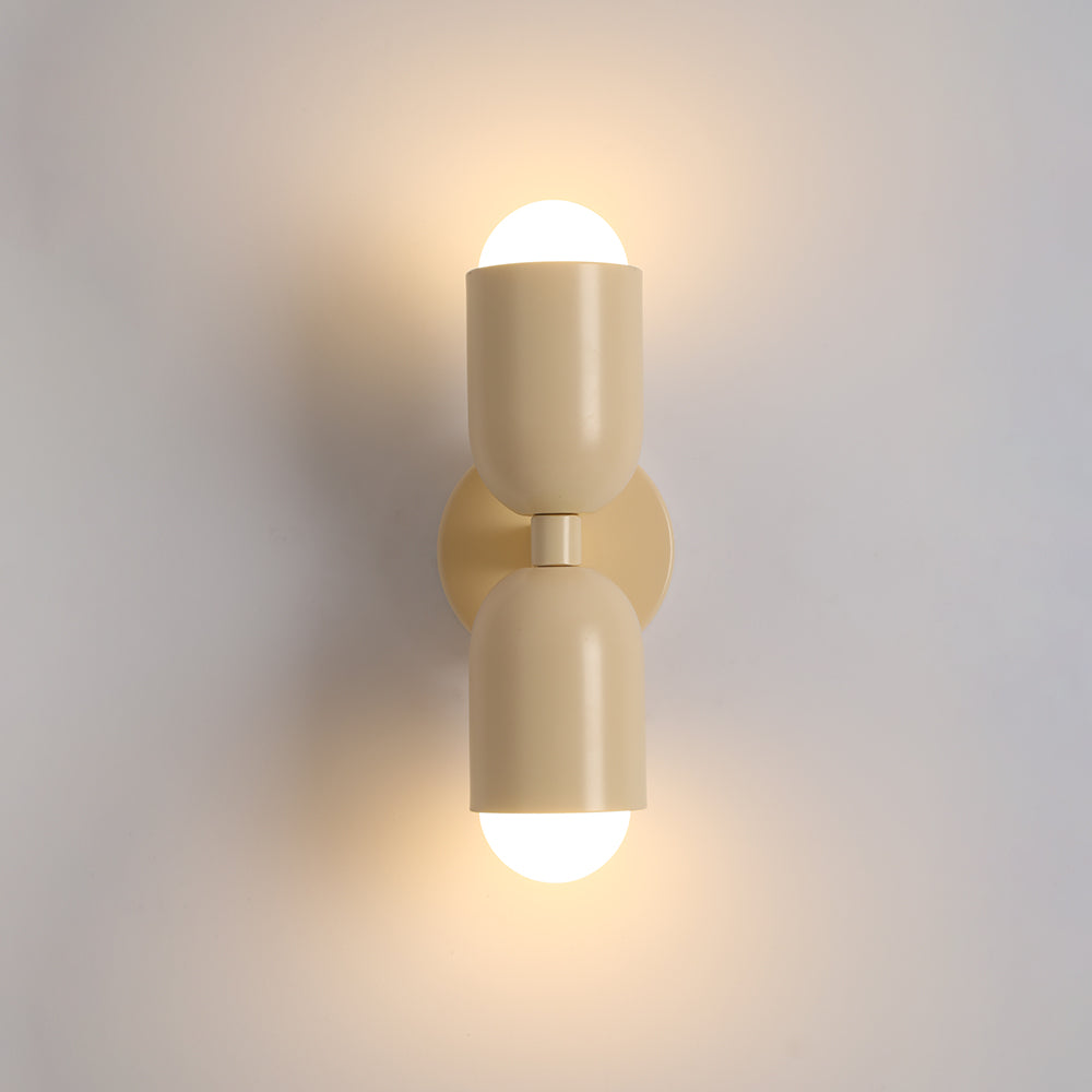 Morandi Modern LED Wandleuchte 2 Flammig Schwarz Innen/Flur Metall