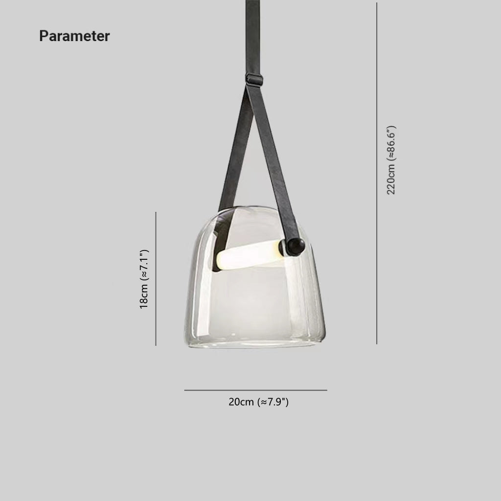 Orr Modern LED Pendelleuchte Kuppel Esstisch, Grau/Weiß, Glas