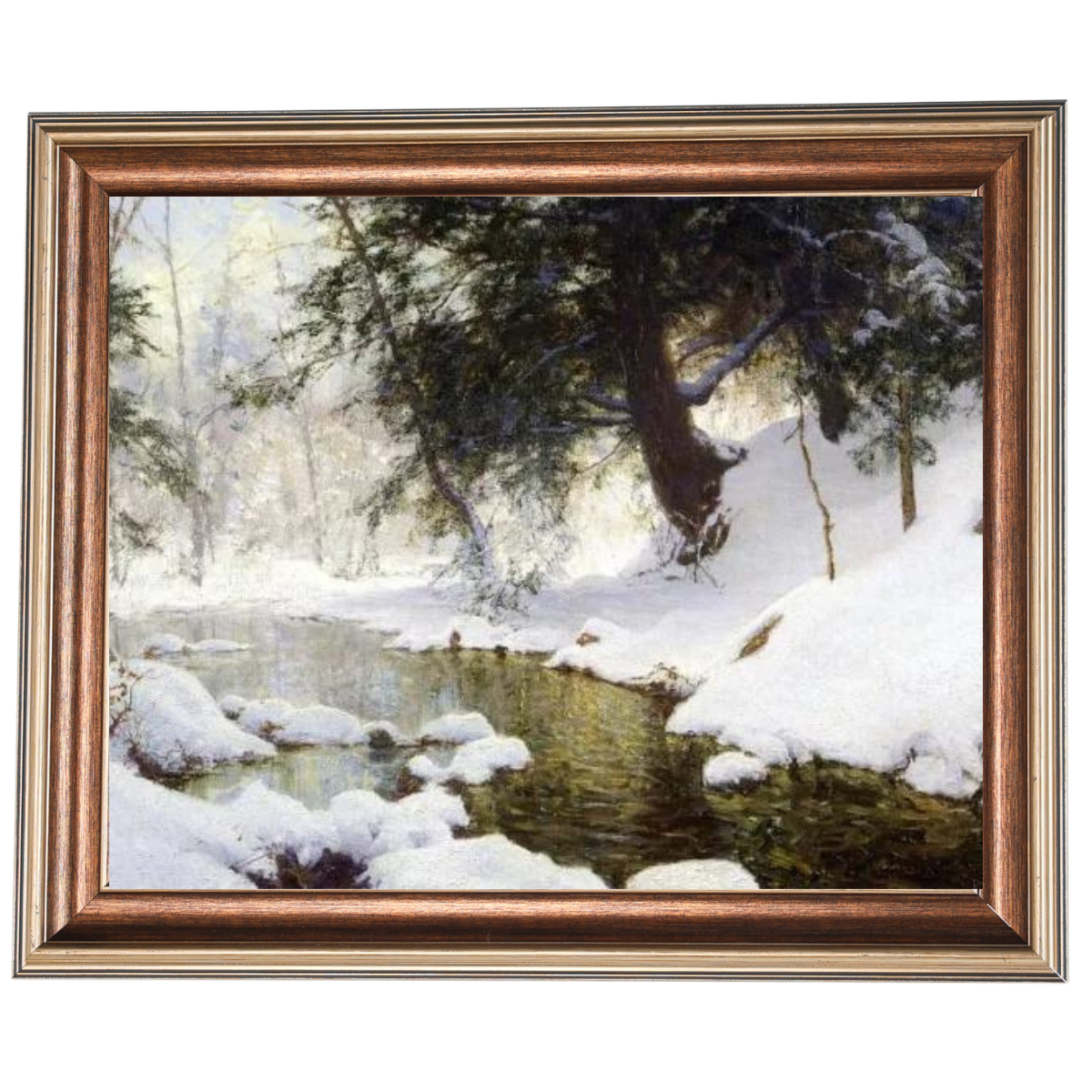 NOVEMBRE SNOW - Vintage Winter Wandkunstdrucke Dekor für Wohnzimmer