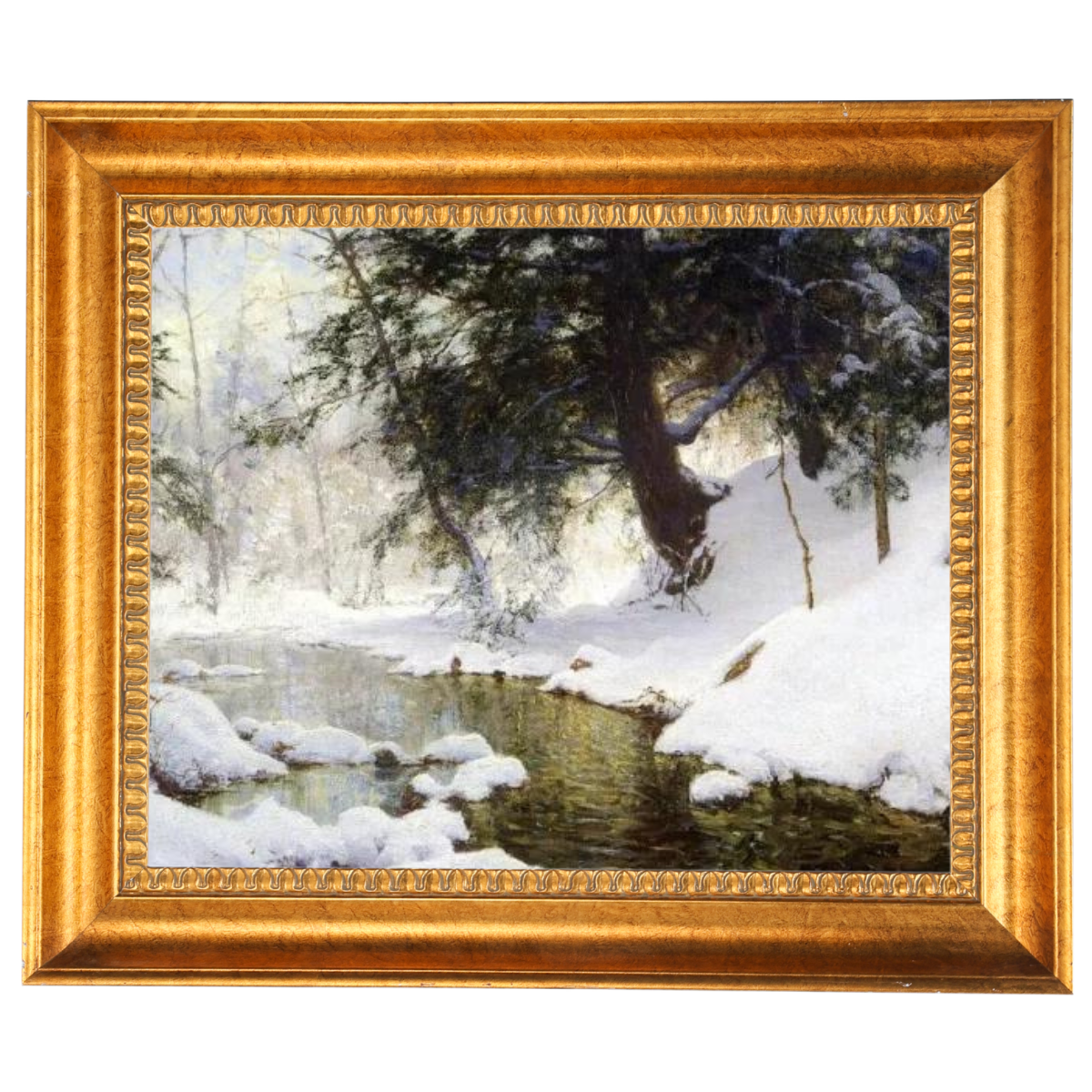 NOVEMBRE SNOW - Vintage Winter Wandkunstdrucke Dekor für Wohnzimmer