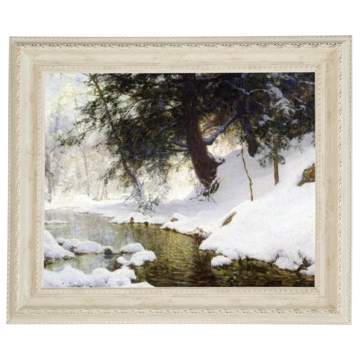 NOVEMBRE SNOW - Vintage Winter Wandkunstdrucke Dekor für Wohnzimmer