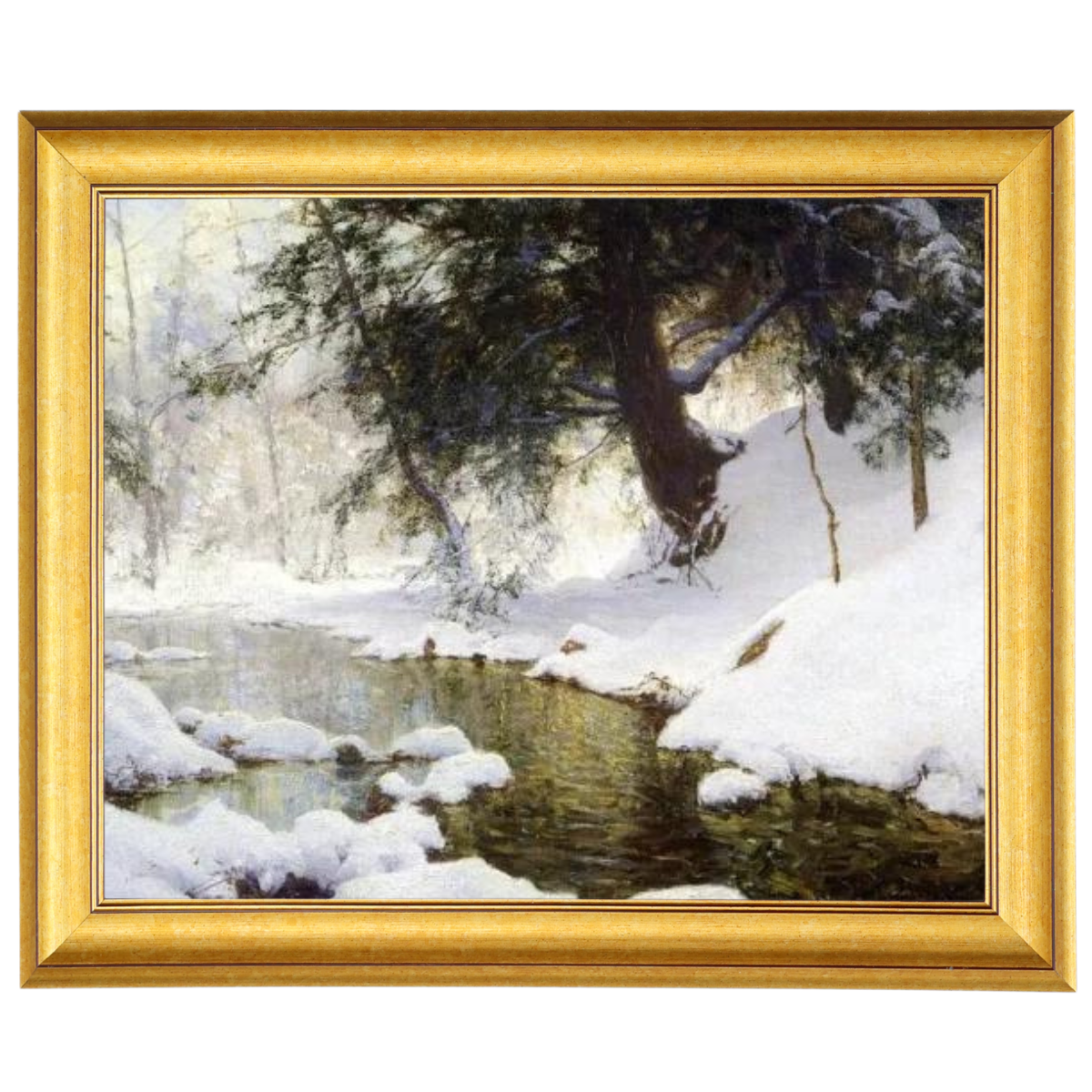 NOVEMBRE SNOW - Vintage Winter Wandkunstdrucke Dekor für Wohnzimmer