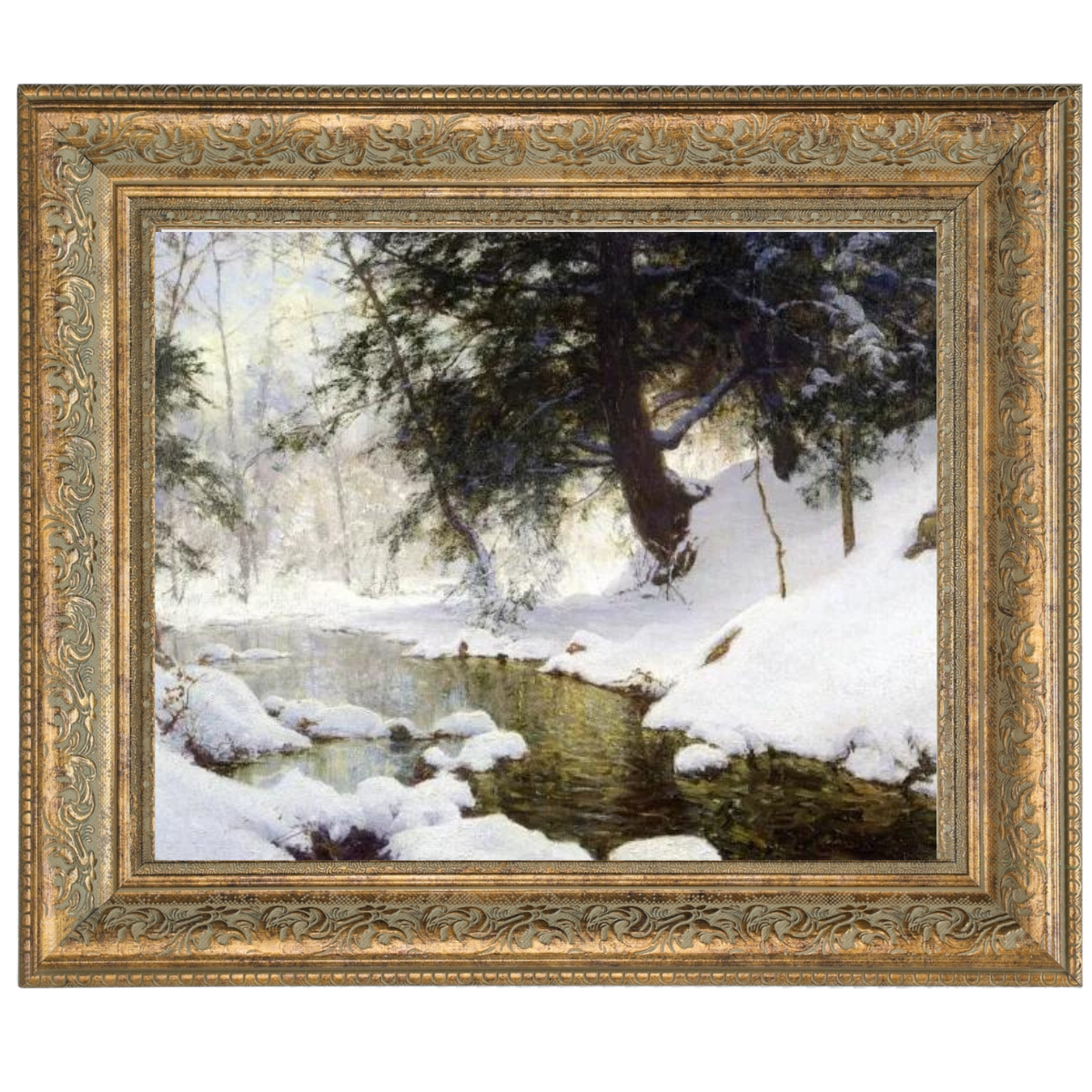 NOVEMBRE SNOW - Vintage Winter Wandkunstdrucke Dekor für Wohnzimmer