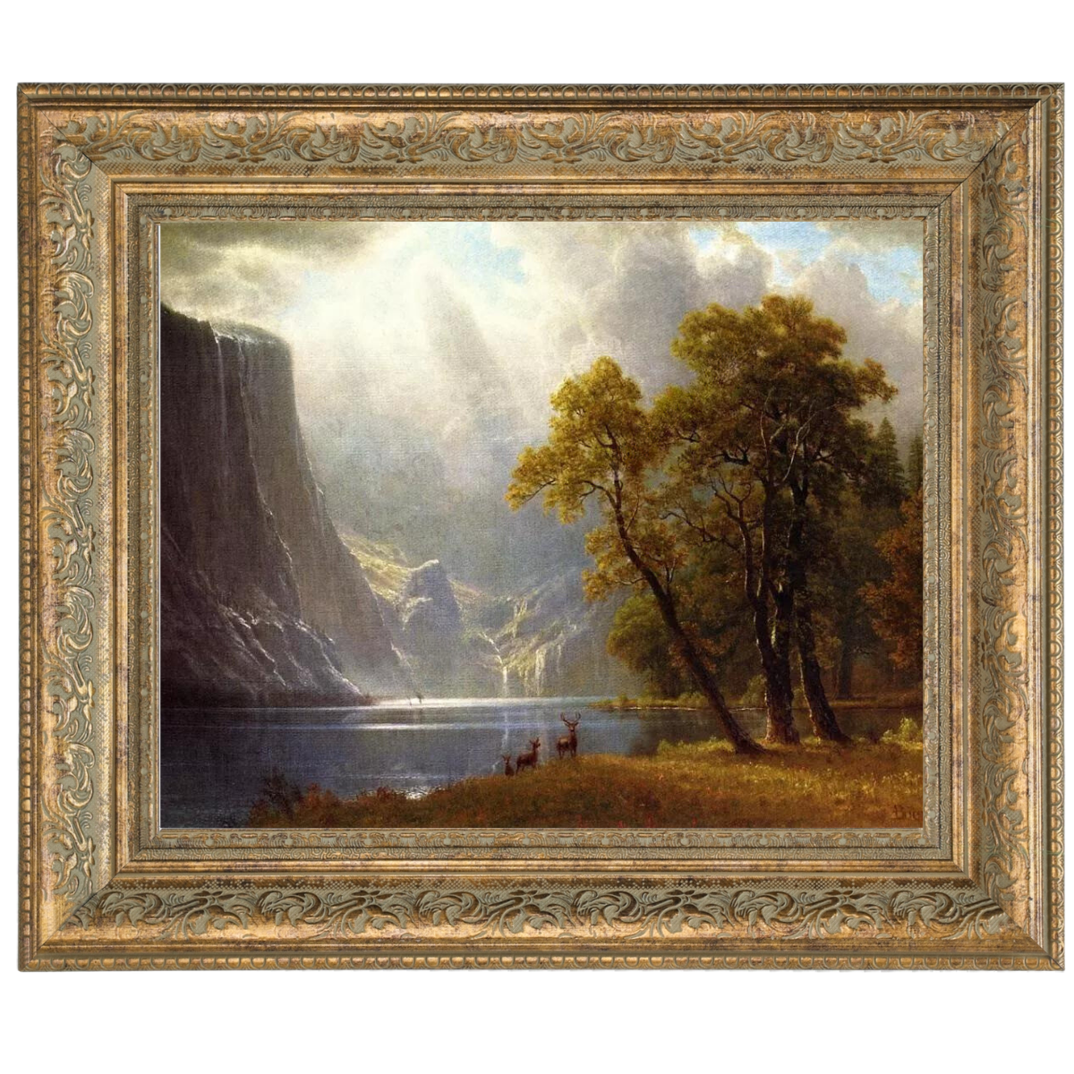 Tal der Yosemite - Impressionismus Wandkunstdrucke Dekor für Wohnzimmer