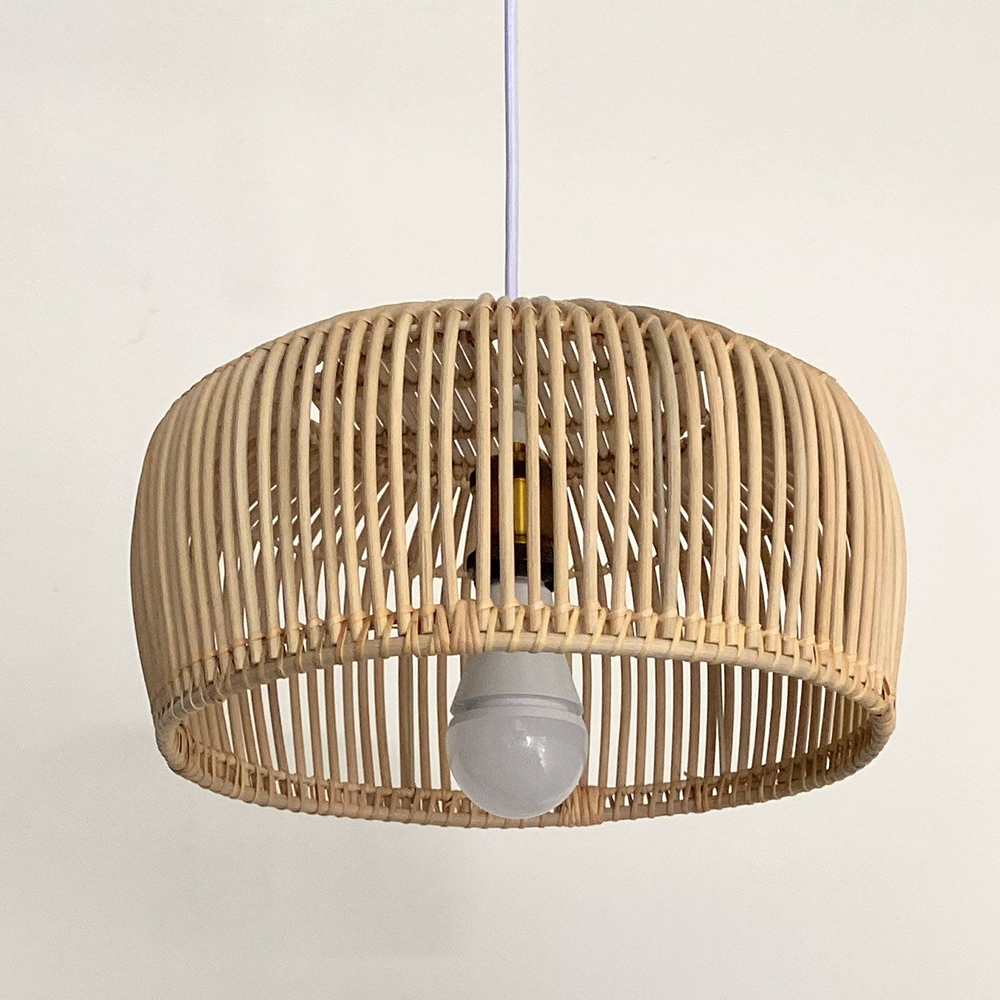 Muto Kokosnuss Hain Pendelleuchte Rattan Schlafzimmer Esszimmer