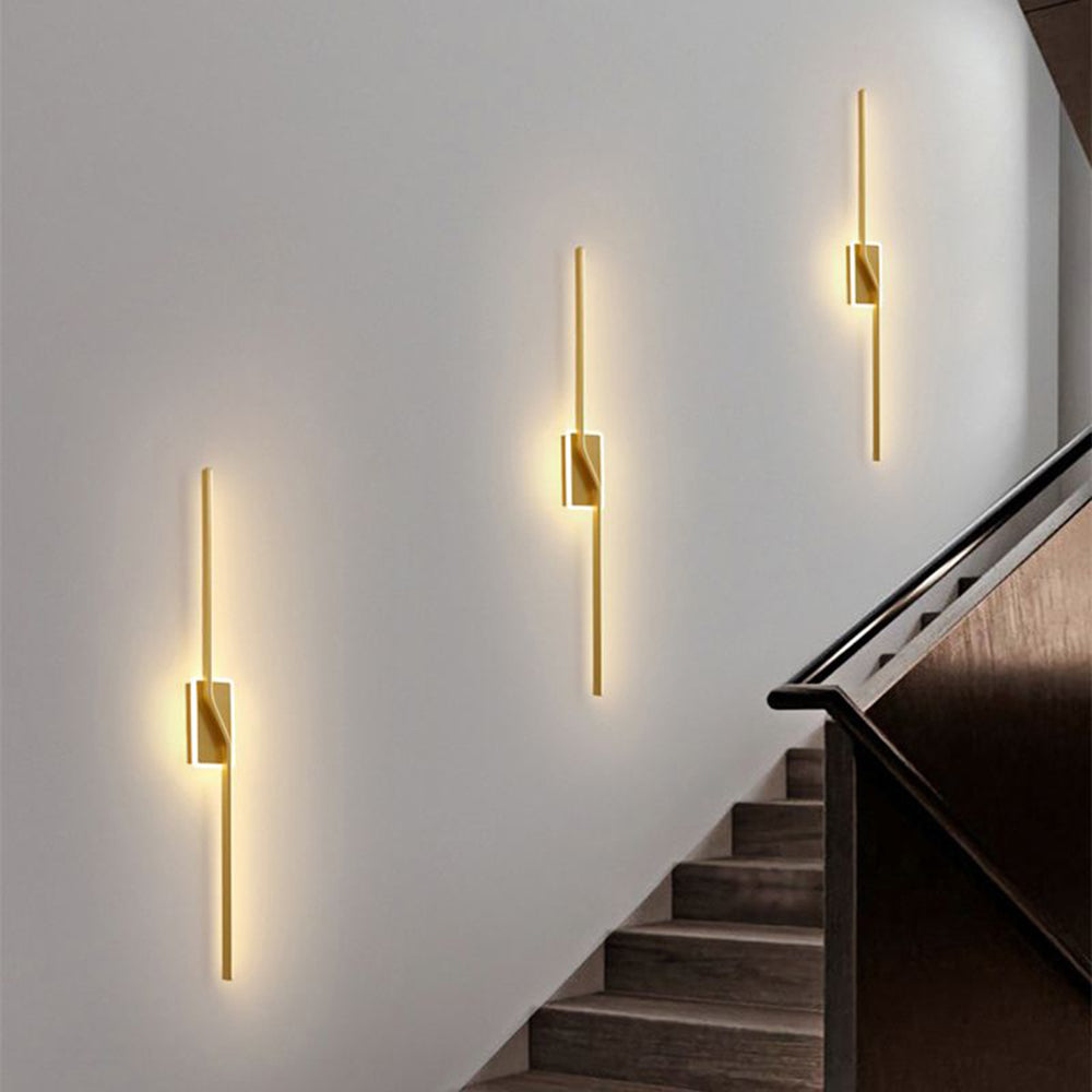 Leigh Minimalistische LED Wandleuchte Gold Schlafzimmer/Esszimmer/Badezimmer