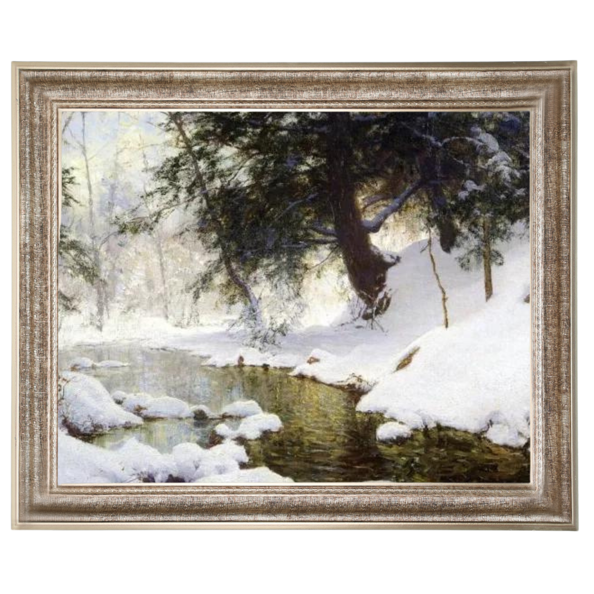 NOVEMBRE SNOW - Vintage Winter Wandkunstdrucke Dekor für Wohnzimmer