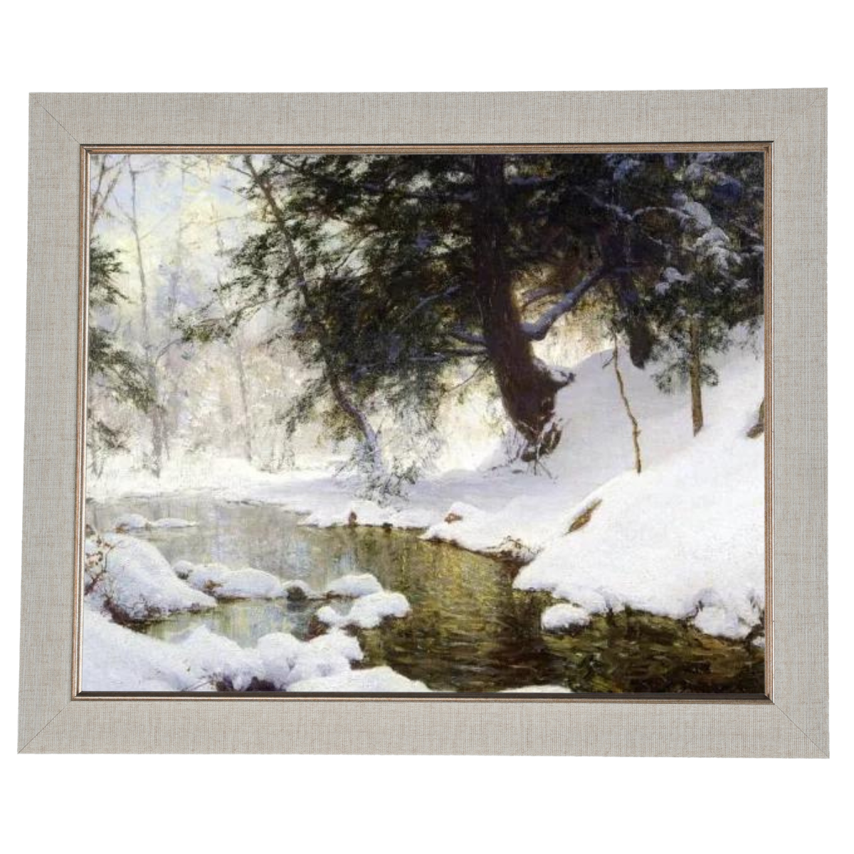 NOVEMBRE SNOW - Vintage Winter Wandkunstdrucke Dekor für Wohnzimmer