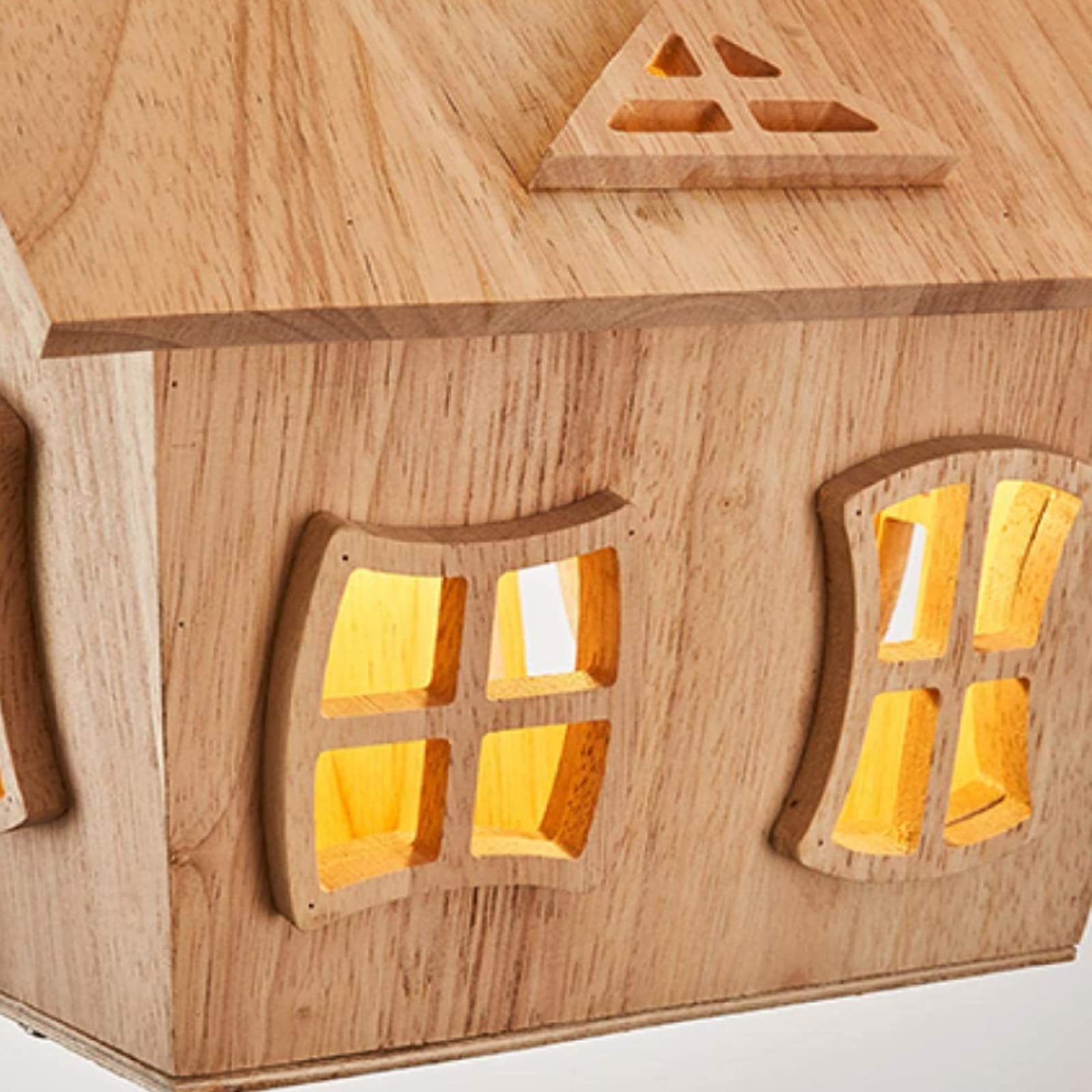 Fateh Designer Unterputz Deckenleuchte Holz Kinderzimmer