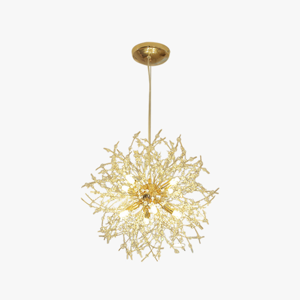 Lili Modern Design LED Pendelleuchte Hängelampe Gold Ess/Wohnzimmer Metall&Acryl