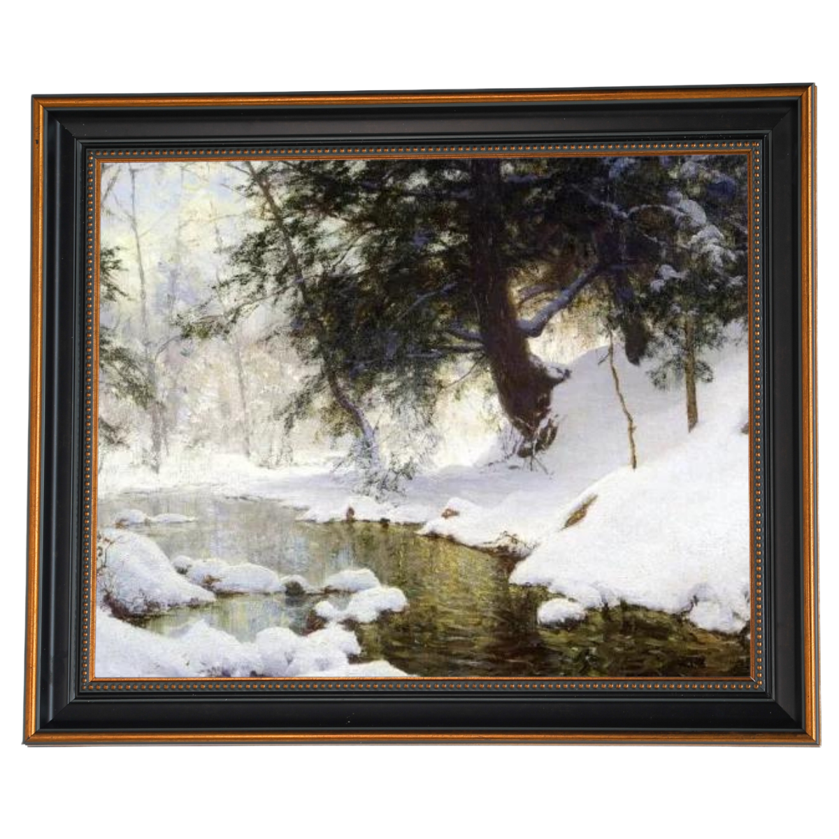 NOVEMBRE SNOW - Vintage Winter Wandkunstdrucke Dekor für Wohnzimmer