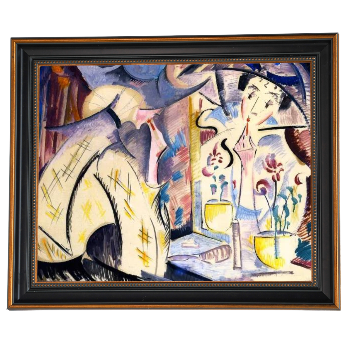 Woman at Her Dressing Table- Vintage Wandkunstdrucke Dekor für Wohnzimmer