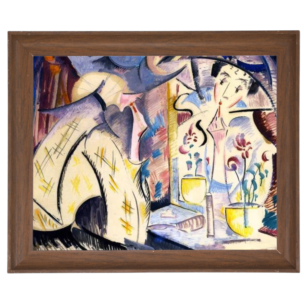 Woman at Her Dressing Table- Vintage Wandkunstdrucke Dekor für Wohnzimmer