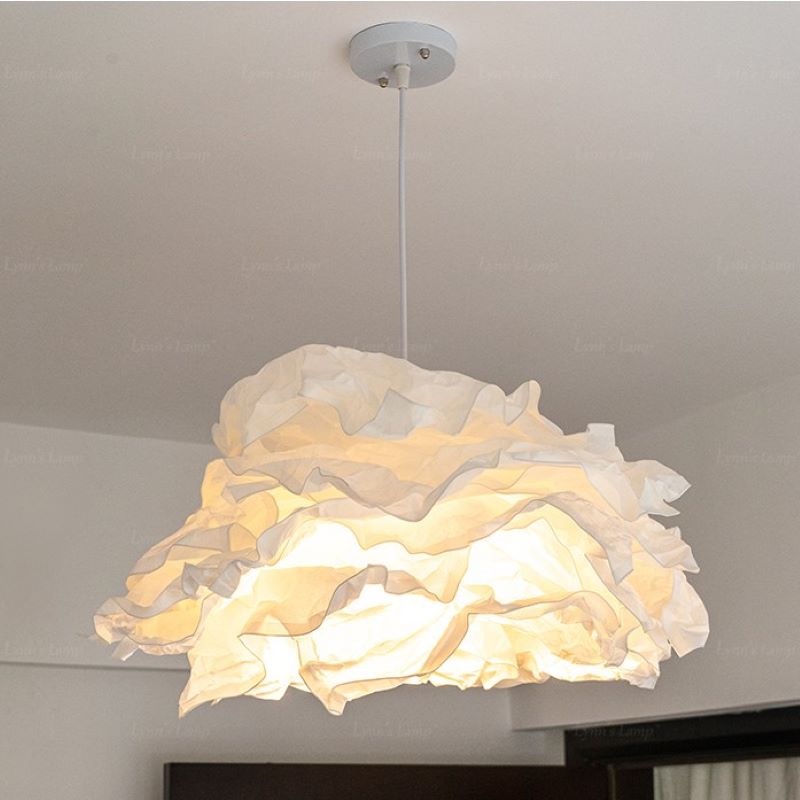 Ritta Wabi-Sabi Wolke Metall Papier LED Pendelleuchte Studie Schlafzimmer