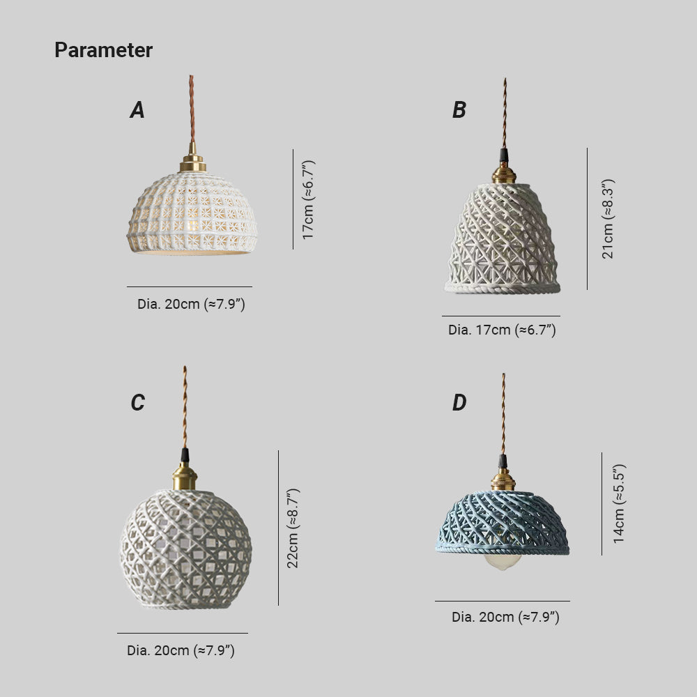 Hailie Moderne LED Pendelleuchte Metall Blau Weiß Schlafzimmer/Küche