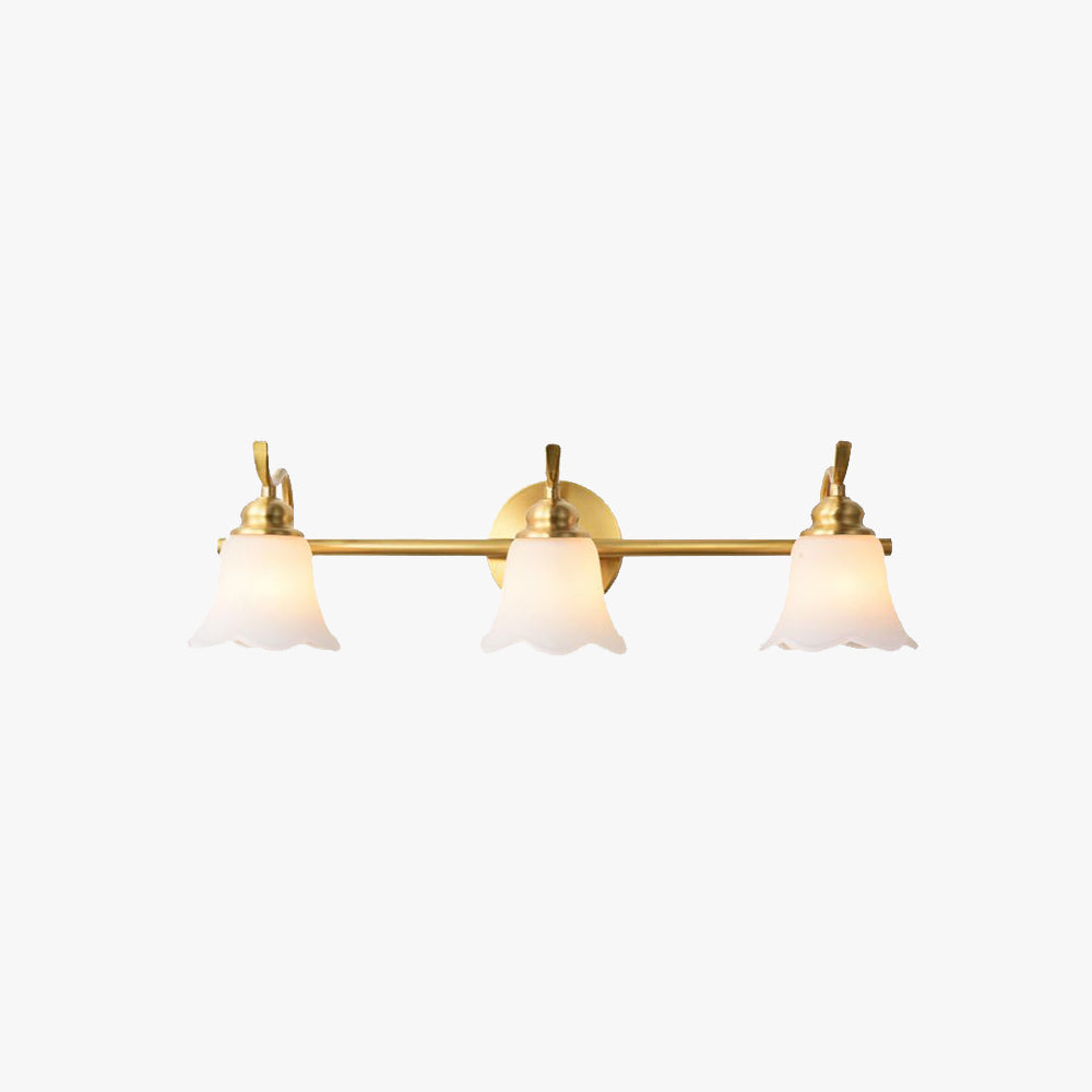 Félicie Moderne LED Wandleuchte Weiß/Gold Badezimmer/Arbeitszimmer