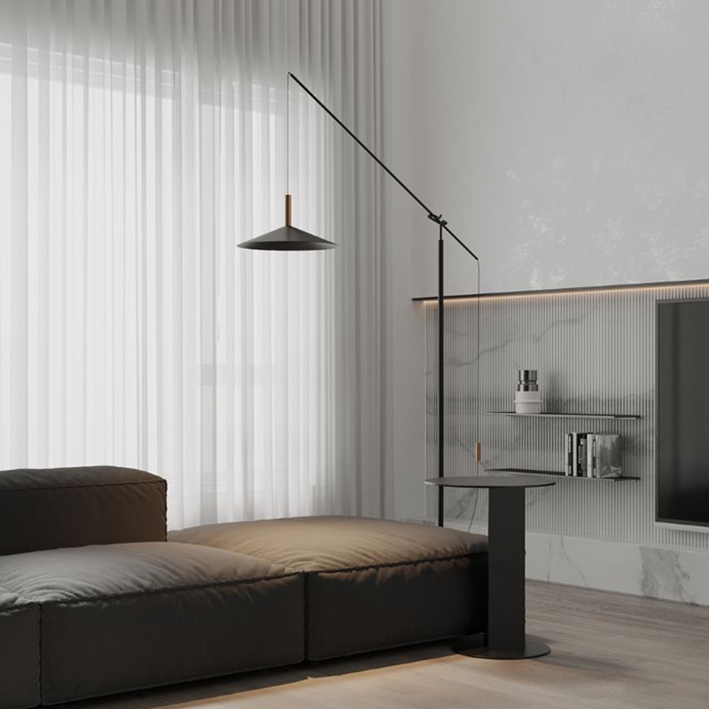 Carins Italienisch Einzigartig Modern Stehleuchte Wohnzimmer, Schwarz, Metall
