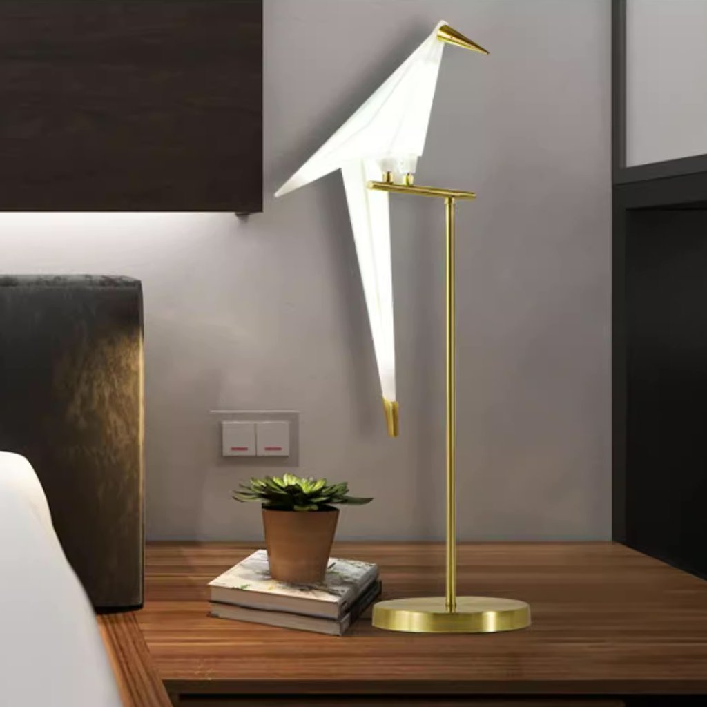 Clifford Vogel Tischlampe/Stehlampe, Gold, 1/2/3 Flammig, Metall, Schlafzimmer