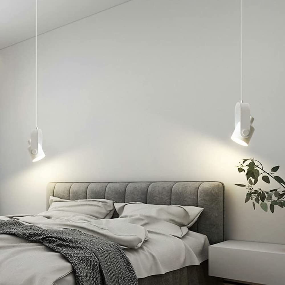 Morandi Modern LED Pendelleuchte Schwarz Metall Schlaf Wohnzimmer