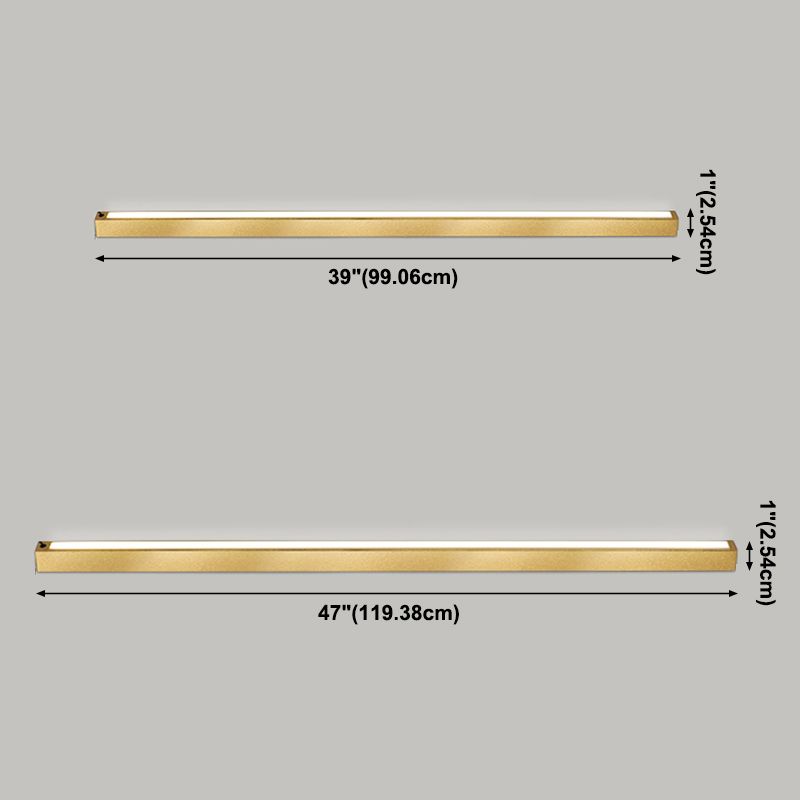 Edge Minimalistische Linear LED Stehleuchte Schwarz/Gold Ess/Wohnzimmer Metall