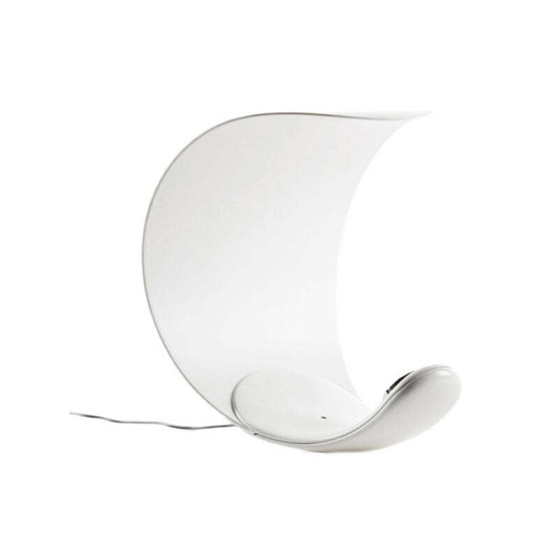 Elif Design Moon Arc Tischlampe, Weiß