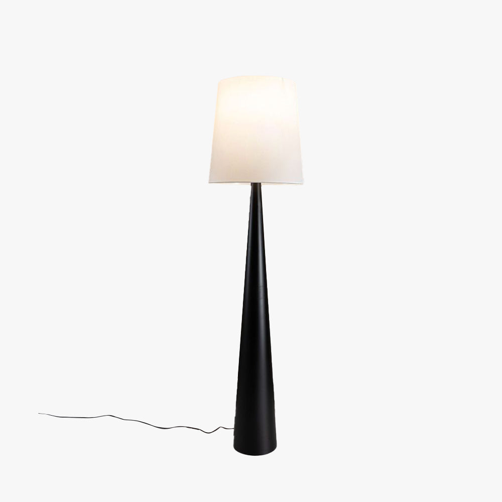 Eryn Modern LED Stehleuchte Stoff Weiß/Schwarz Wohn/Schlafzimmer