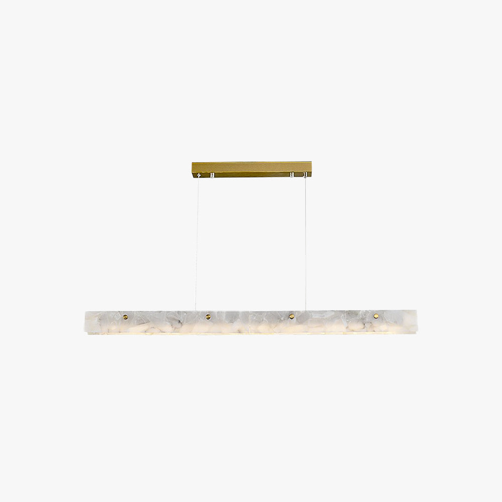 Edge Modern LED Pendelleuchte Weißer Marmor Esszimmer/Bar