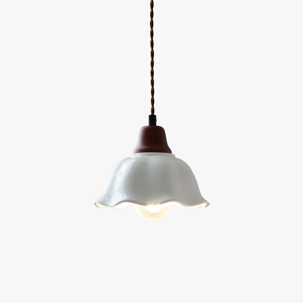 Alessio Vintage Blume LED Pendelleuchte Esszimmer