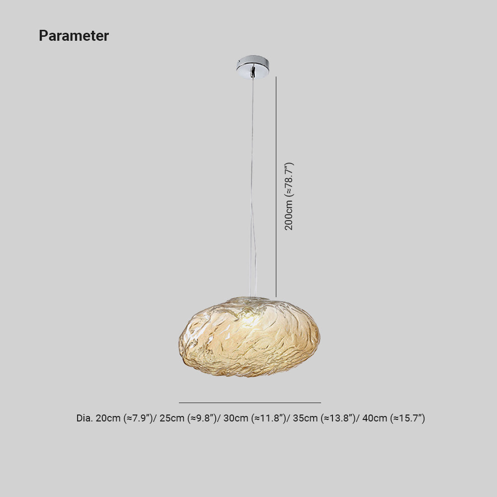 Nielsen Minimalistisch Blase Pendelleuchte Glas Wohnzimmer Esszimmer