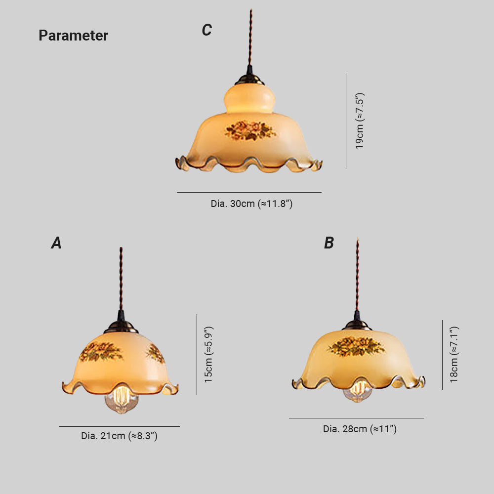 Hailie Modern Metall/Glas Pendelleuchte Arbeits/Wohnzimmer